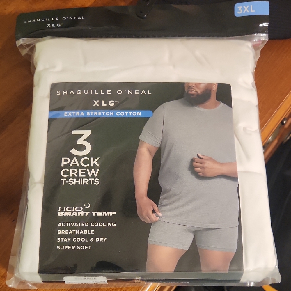 Men's White Crew T-Shirts - 3 Pack